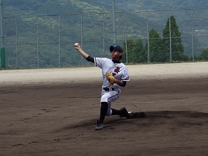 野球部試合　写真④