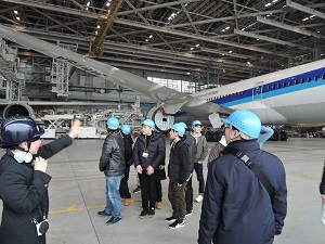 ＡＮＡ機体工場見学　写真⑧