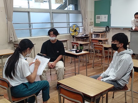 長崎新聞社様　取材風景　写真